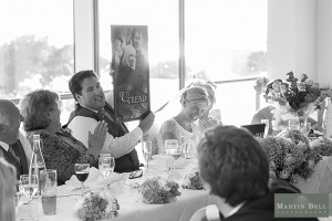 Documentary wedding photography at Harbour Heights Hotel by Dorset wedding photographers, Martin Bell Photography