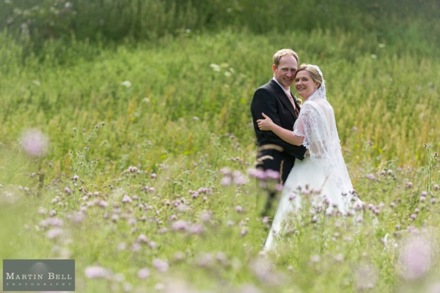 Bride and Groom photograph ideas at a Winchester marquee wedding in Hampshire by Martin Bell Photography
