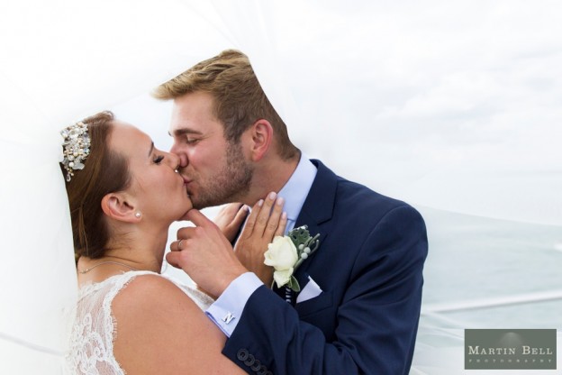 Beautiful Spitbank Fort wedding photography - Martin Bell Photography