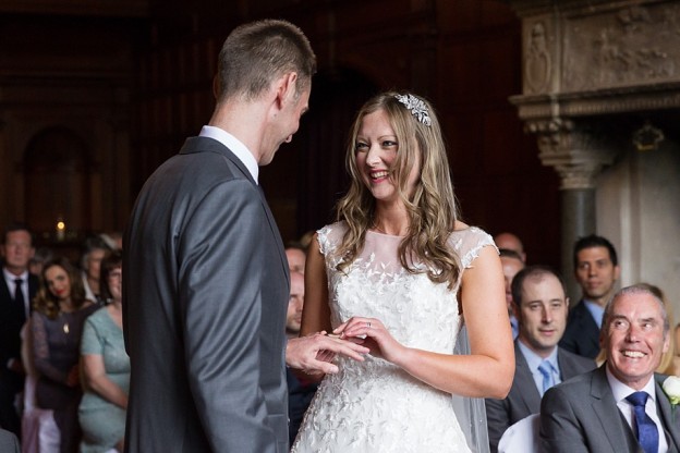 A royal blue colour same Rhinefield House wedding