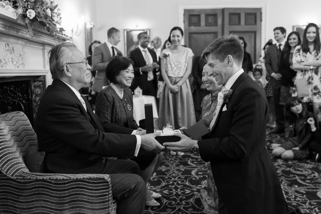 traditional chinese tea ceremony in the New Forest - Rhinefield House wedding