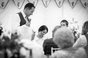 New Forest marquee wedding photography in Burley by award winning wedding photographer Martin Bell Photography