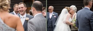 Pitt Hall Barn wedding photography by award winning Hampshire documentary wedding photographer - Martin Bell photography