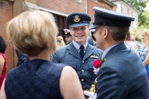 An RAF military wedding in Hampshire by award winning wedding photographer Martin Bell Photography
