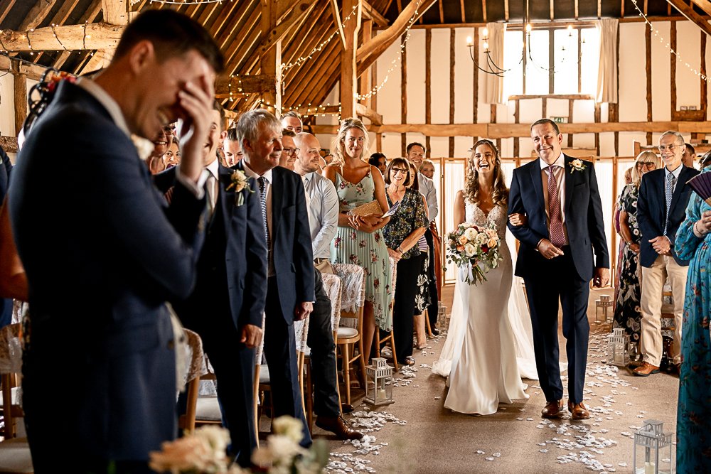 Clock Barn Summer wedding photography by Hampshire wedding photographer - Martin Bell Photography