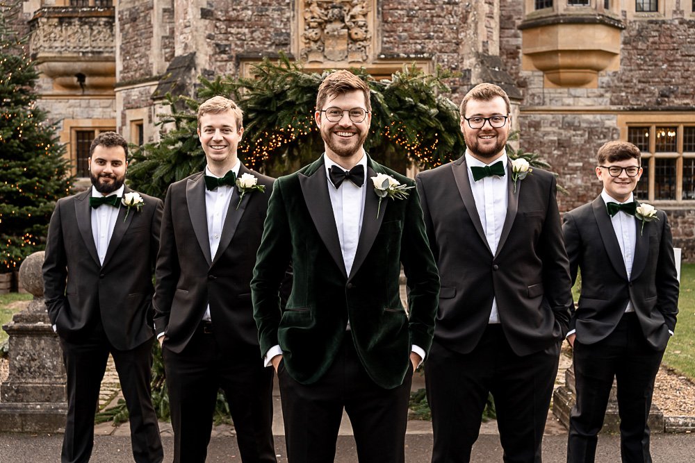 Rhinefield House Hotel winter wedding photography with Sarah and Will by Hampshire wedding photographer - Martin Bell photography