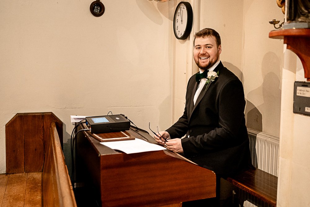 Rhinefield House Hotel winter wedding photography with Sarah and Will by Hampshire wedding photographer - Martin Bell photography