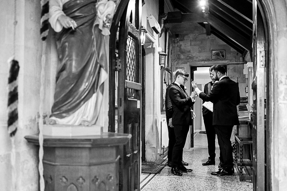 Rhinefield House Hotel winter wedding photography with Sarah and Will by Hampshire wedding photographer - Martin Bell photography