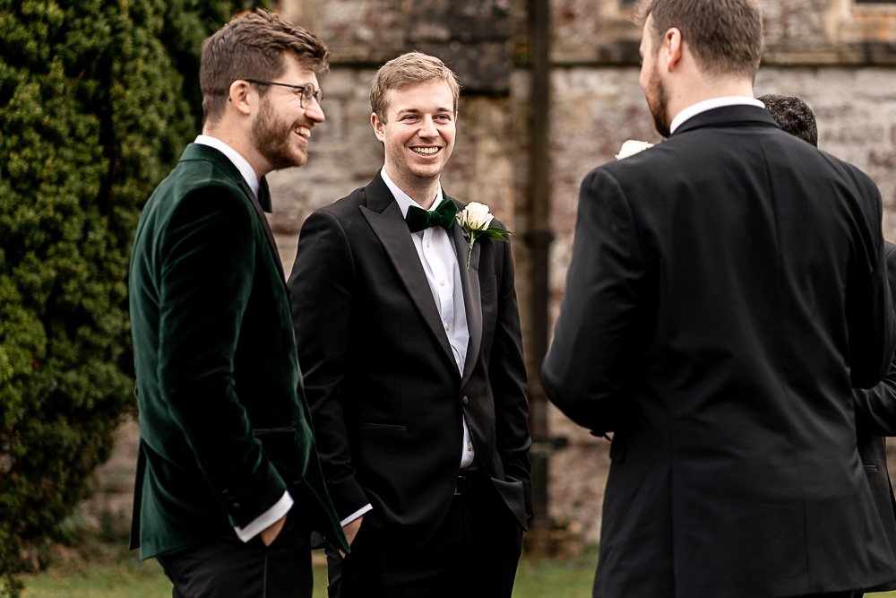 Rhinefield House Hotel winter wedding photography with Sarah and Will by Hampshire wedding photographer - Martin Bell photography