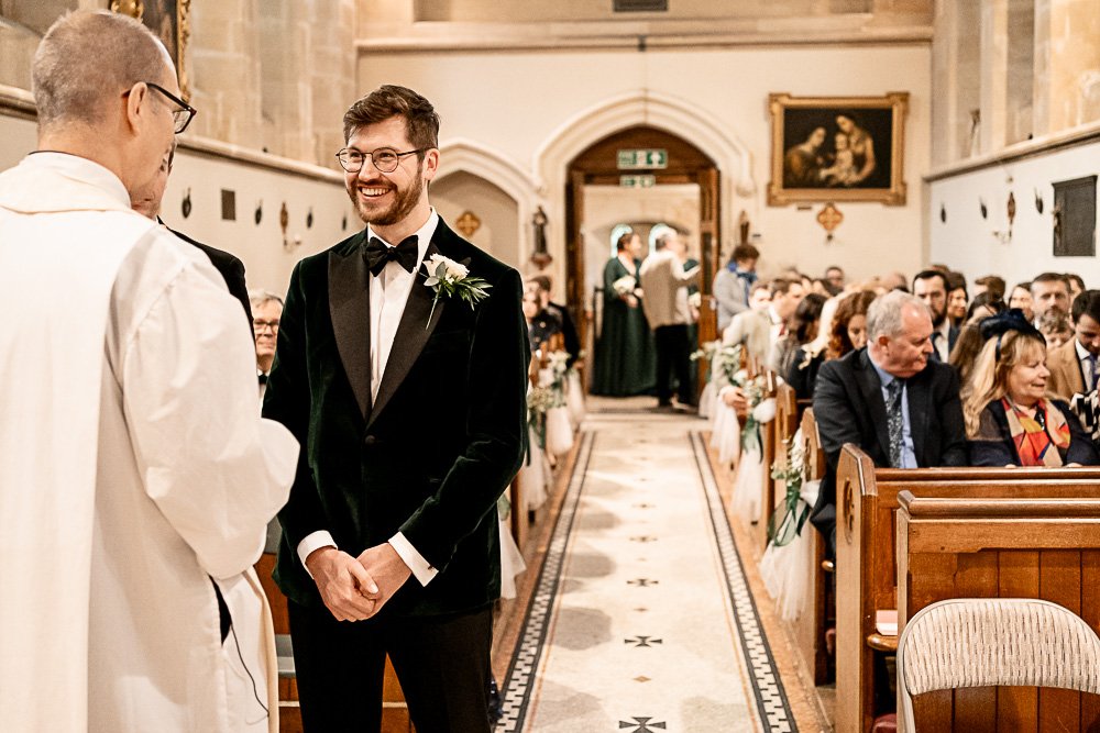 Rhinefield House Hotel winter wedding photography with Sarah and Will by Hampshire wedding photographer - Martin Bell photography