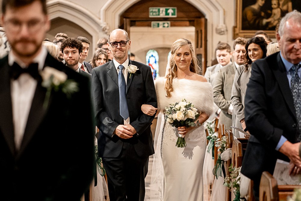 Rhinefield House Hotel winter wedding photography with Sarah and Will by Hampshire wedding photographer - Martin Bell photography