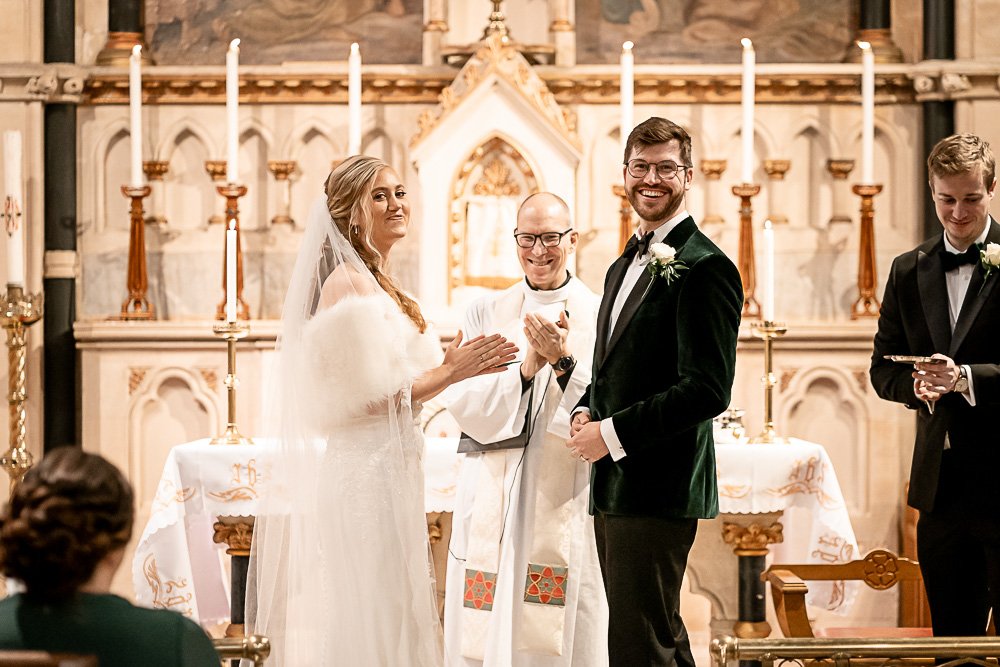Rhinefield House Hotel winter wedding photography with Sarah and Will by Hampshire wedding photographer - Martin Bell photography