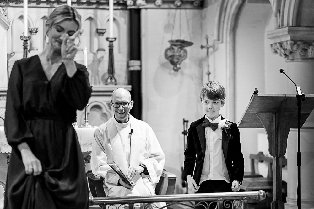 Rhinefield House Hotel winter wedding photography with Sarah and Will by Hampshire wedding photographer - Martin Bell photography