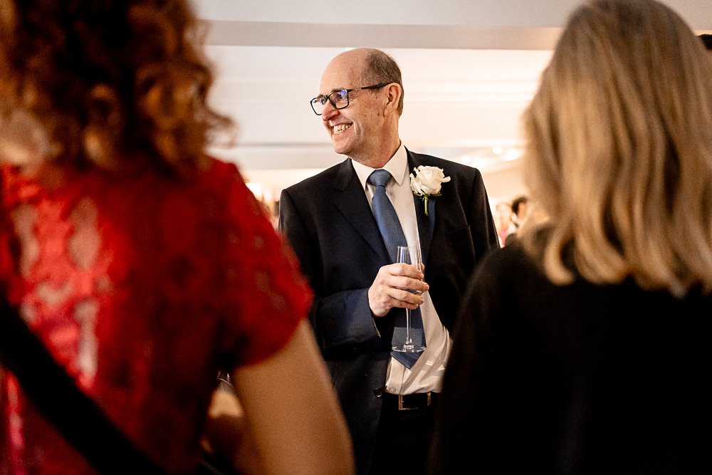 Rhinefield House Hotel winter wedding photography with Sarah and Will by Hampshire wedding photographer - Martin Bell photography