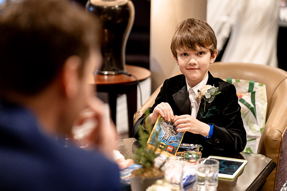 Rhinefield House Hotel winter wedding photography with Sarah and Will by Hampshire wedding photographer - Martin Bell photography