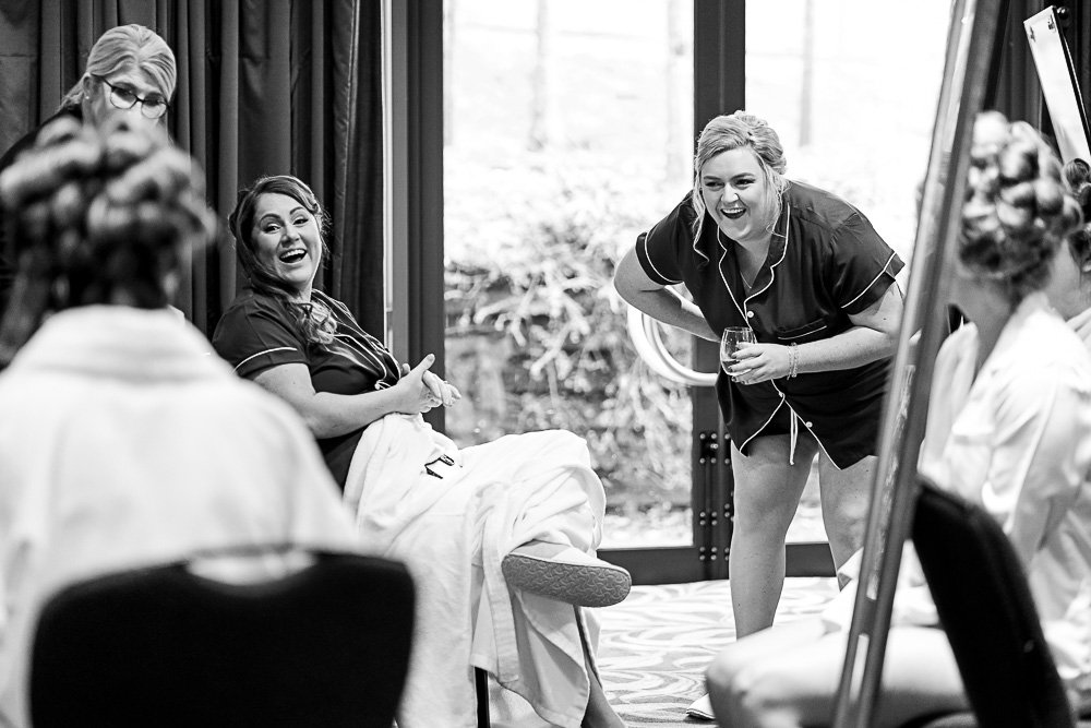 Rhinefield House Hotel winter wedding photography with Sarah and Will by Hampshire wedding photographer - Martin Bell photography