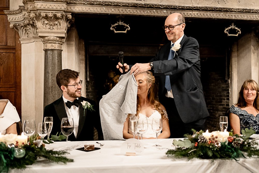 Rhinefield House Hotel winter wedding photography with Sarah and Will by Hampshire wedding photographer - Martin Bell photography