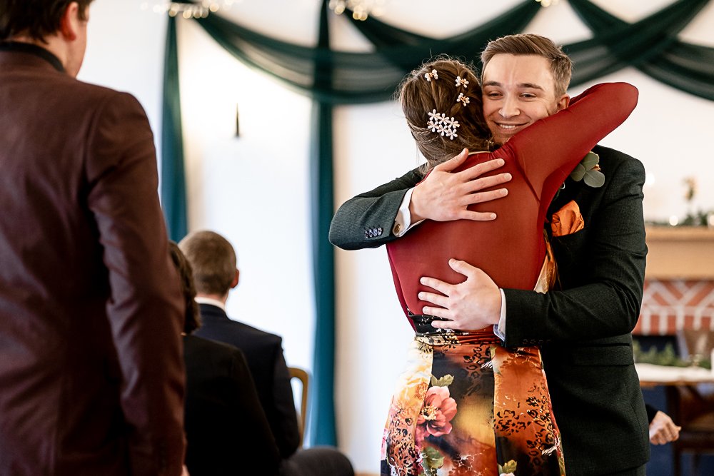 Burley Manor winter wedding photography - Martin Bell Photography