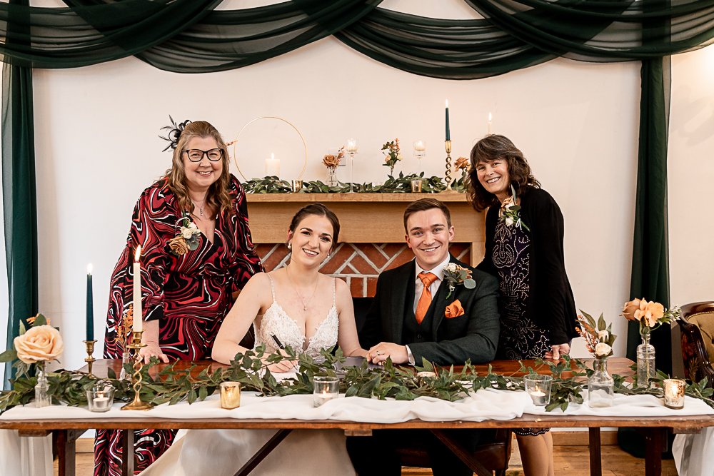 Burley Manor winter wedding photography - Martin Bell Photography