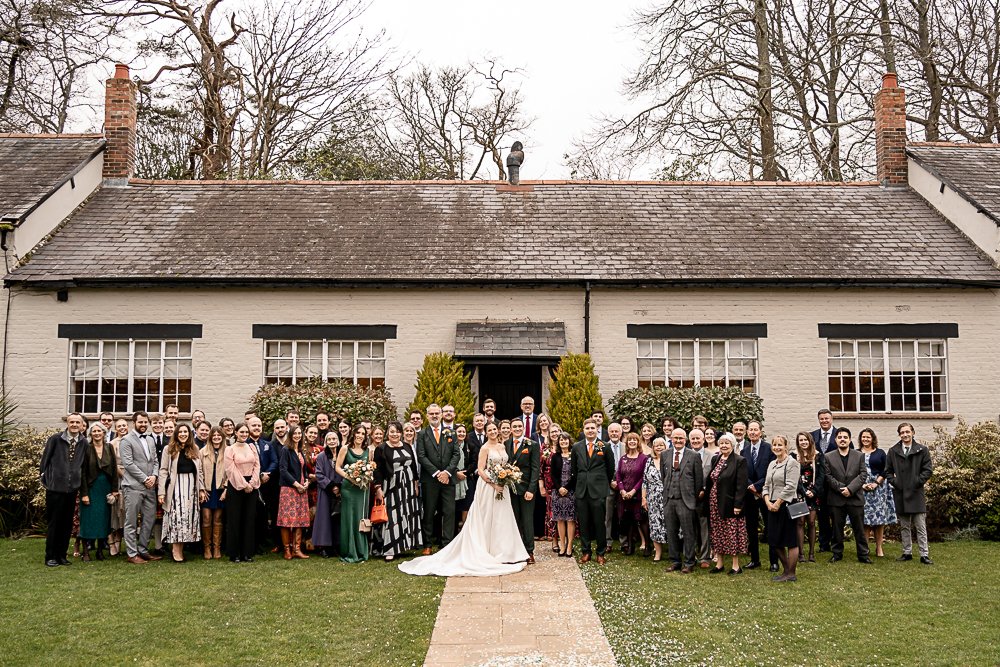 Burley Manor winter wedding photography - Martin Bell Photography