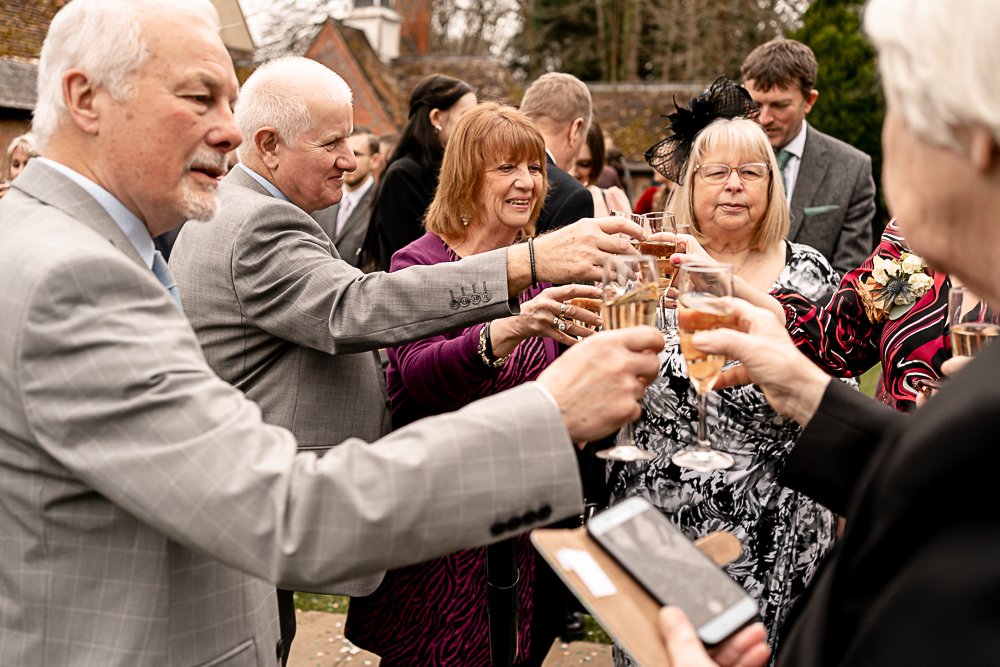 Burley Manor winter wedding photography - Martin Bell Photography