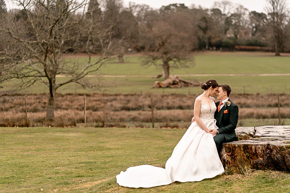 Burley Manor winter wedding photography - Martin Bell Photography