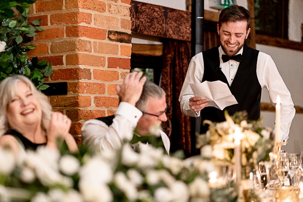 Lainston House Winter wedding photography by Hampshire wedding photographer - Martin Bell Photography