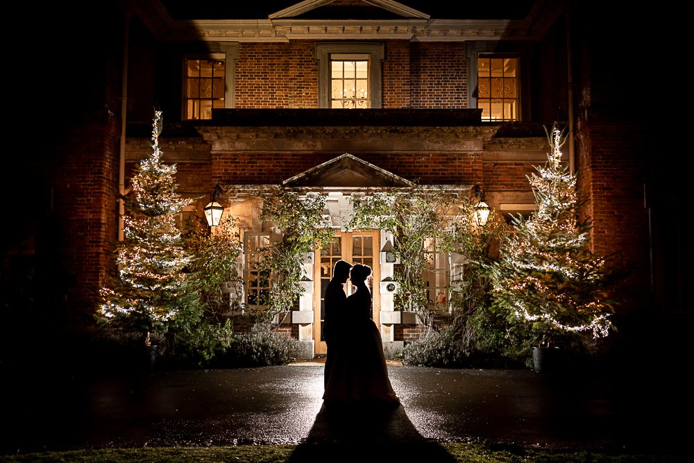 Lainston House Winter wedding photography by Hampshire wedding photographer - Martin Bell Photography