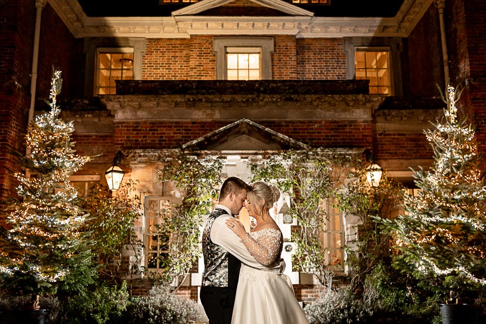 Lainston House Winter wedding photography by Hampshire wedding photographer - Martin Bell Photography