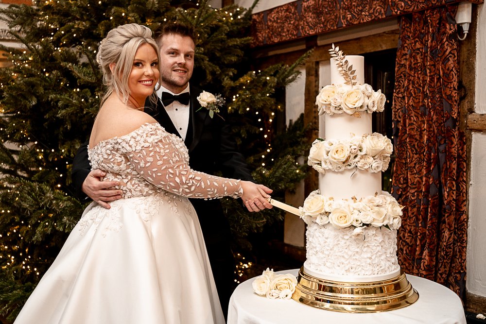 Lainston House Winter wedding photography by Hampshire wedding photographer - Martin Bell Photography