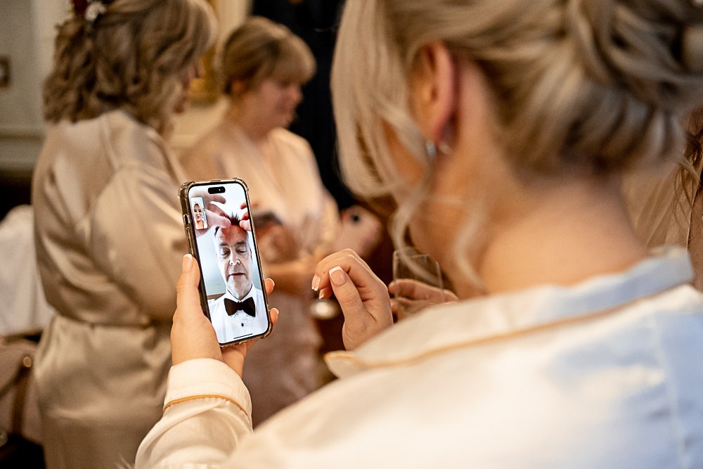 Lainston House Winter wedding photography by Hampshire wedding photographer - Martin Bell Photography