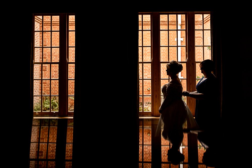 Lainston House Winter wedding photography by Hampshire wedding photographer - Martin Bell Photography