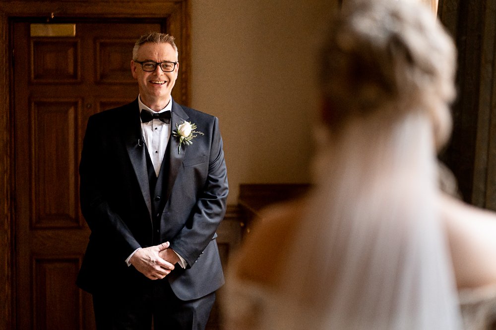 Lainston House Winter wedding photography by Hampshire wedding photographer - Martin Bell Photography