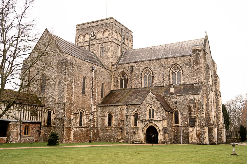 Hospital of St Cross winter wedding