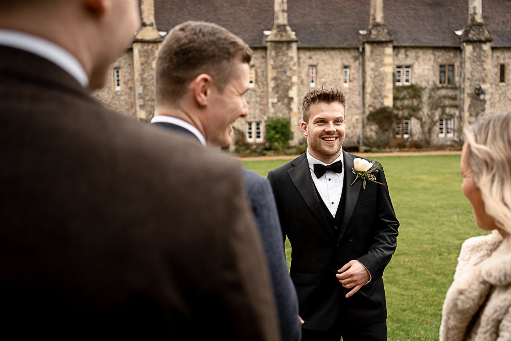 Hospital of St Cross winter wedding