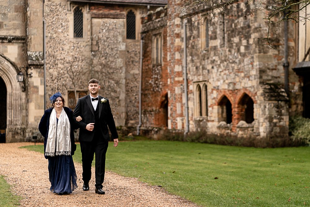 Hospital of St Cross winter wedding