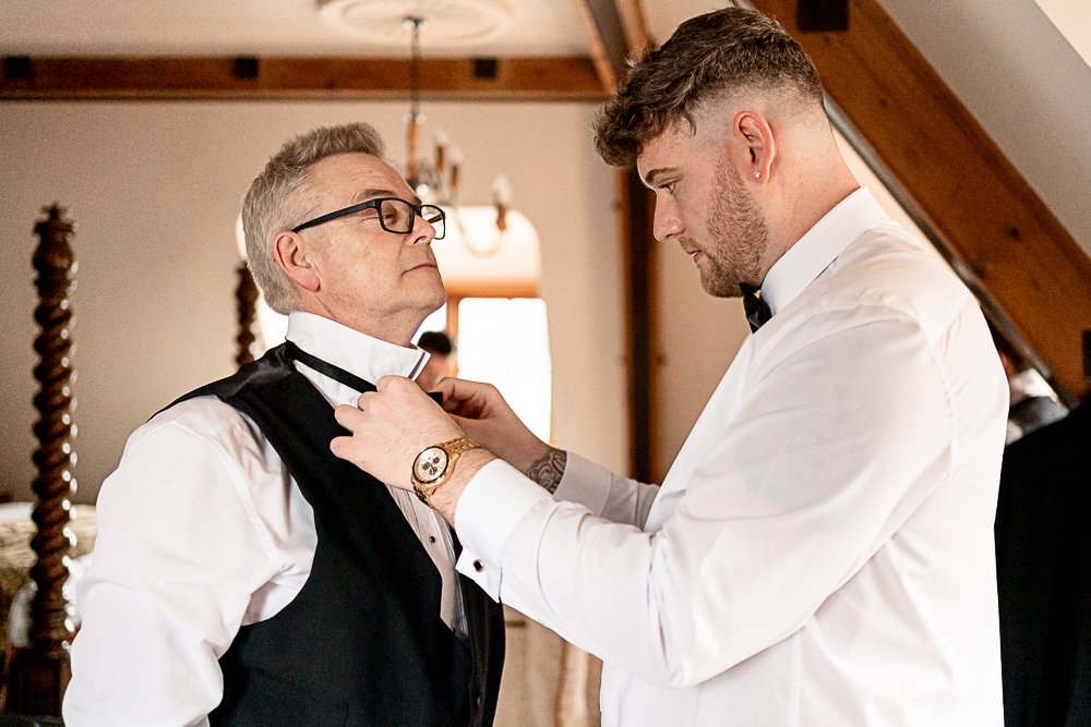 Lainston House Winter wedding photography by Hampshire wedding photographer - Martin Bell Photography