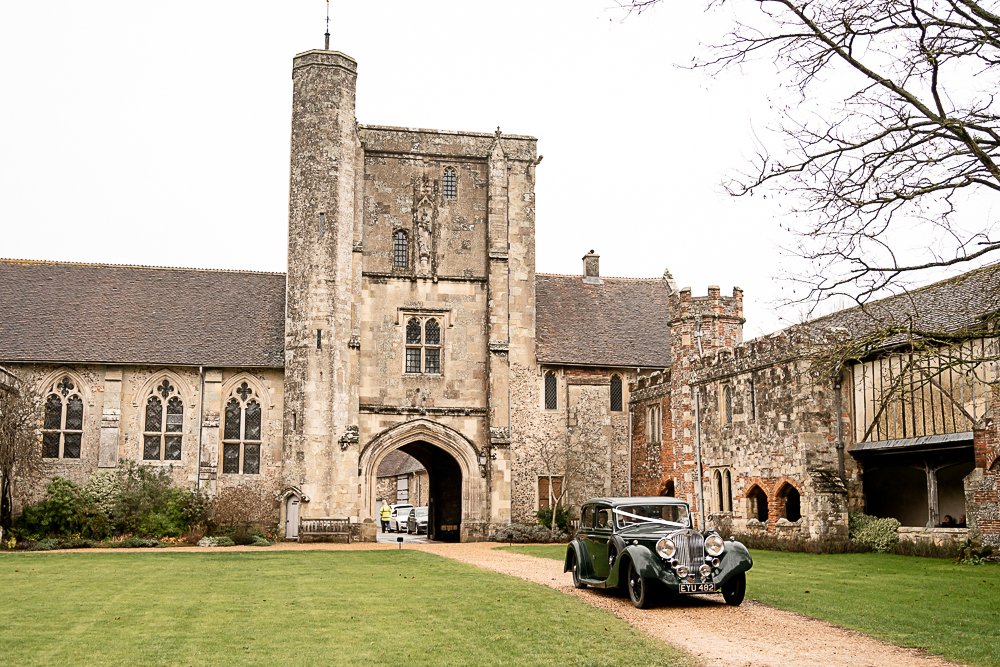 Hospital of St Cross winter wedding