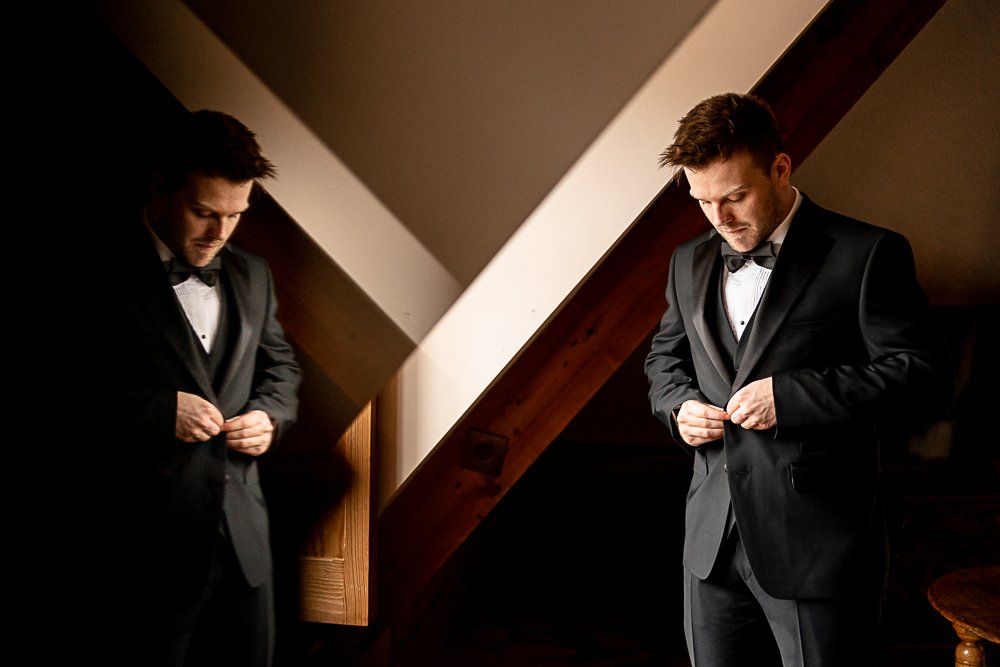 Lainston House Winter wedding photography by Hampshire wedding photographer - Martin Bell Photography