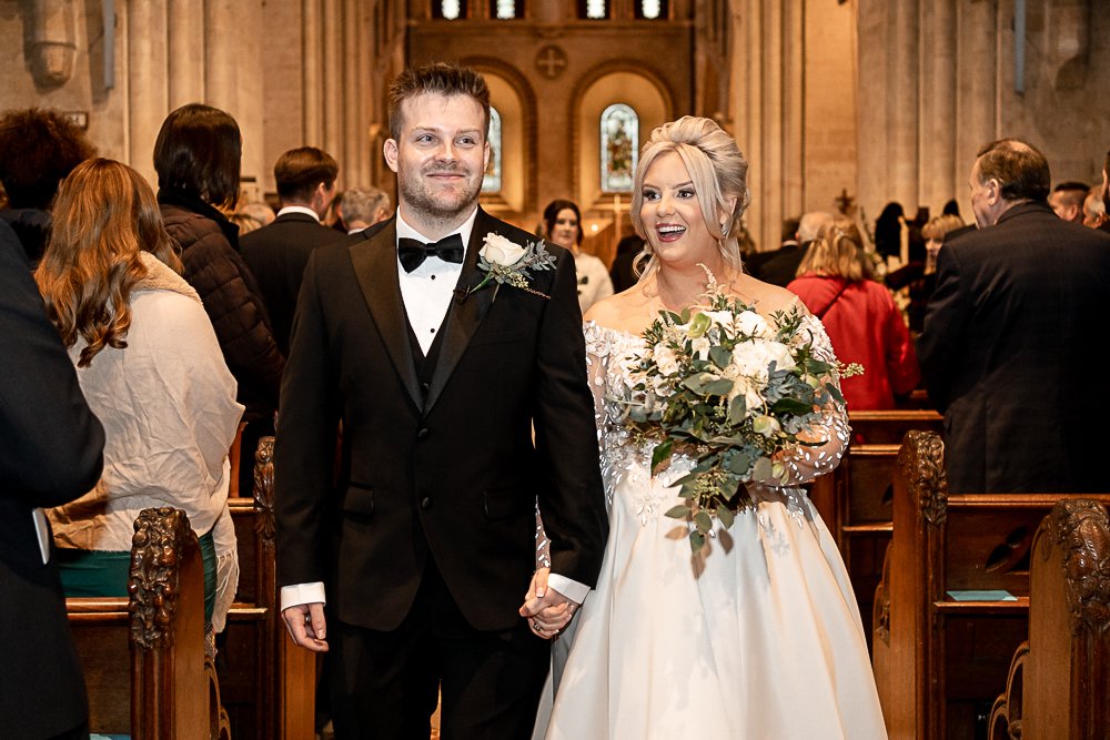 Hospital of St Cross winter wedding ceremony
