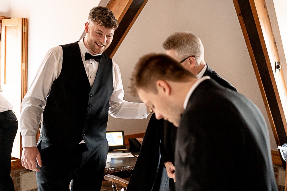 Lainston House Winter wedding photography by Hampshire wedding photographer - Martin Bell Photography