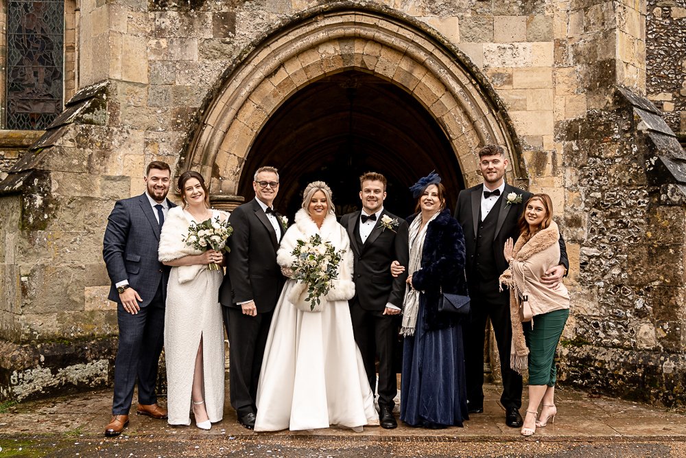 Hospital of St Cross winter wedding 