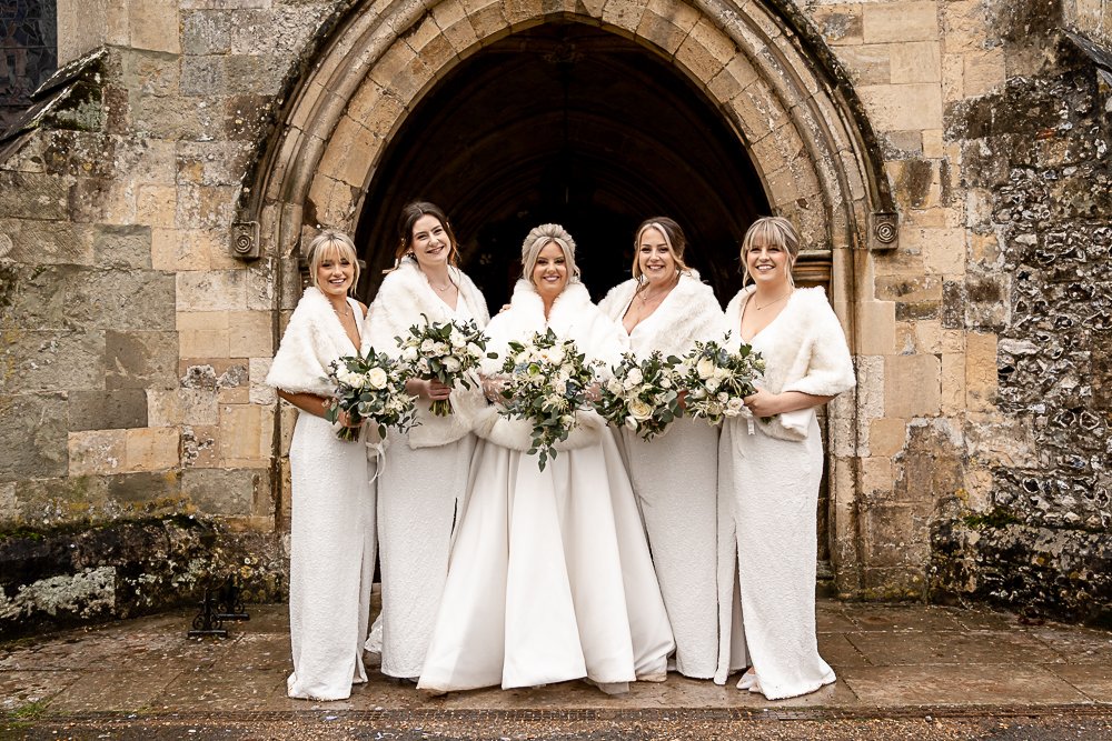 Hospital of St Cross winter wedding photography
