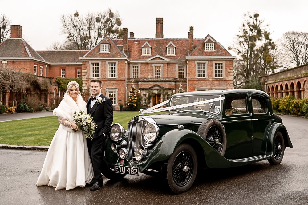 Lainston House Winter wedding photography by Hampshire wedding photographer - Martin Bell Photography