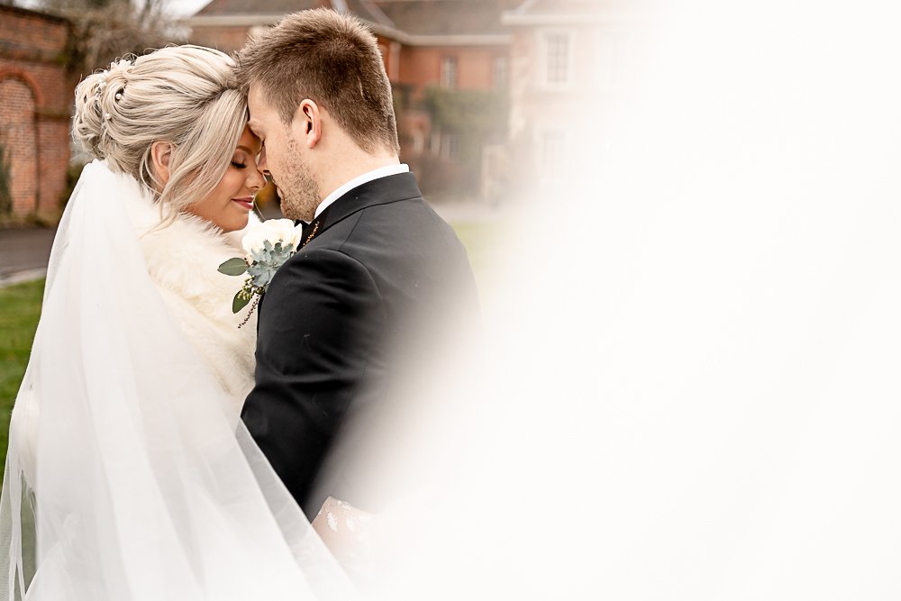 Lainston House Winter wedding photography by Hampshire wedding photographer - Martin Bell Photography