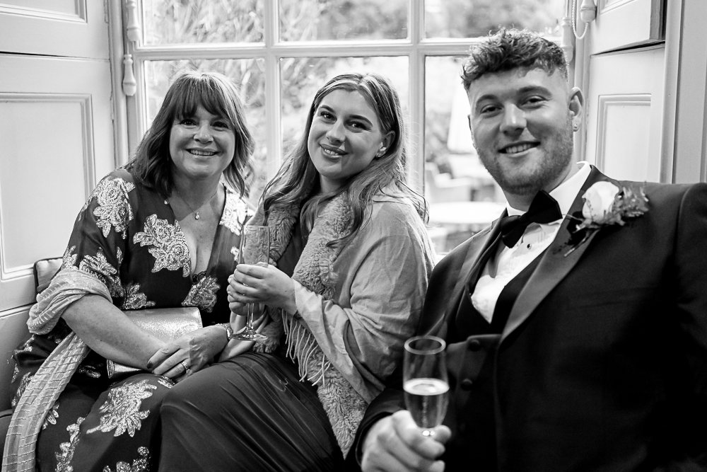 Lainston House Winter wedding photography by Hampshire wedding photographer - Martin Bell Photography