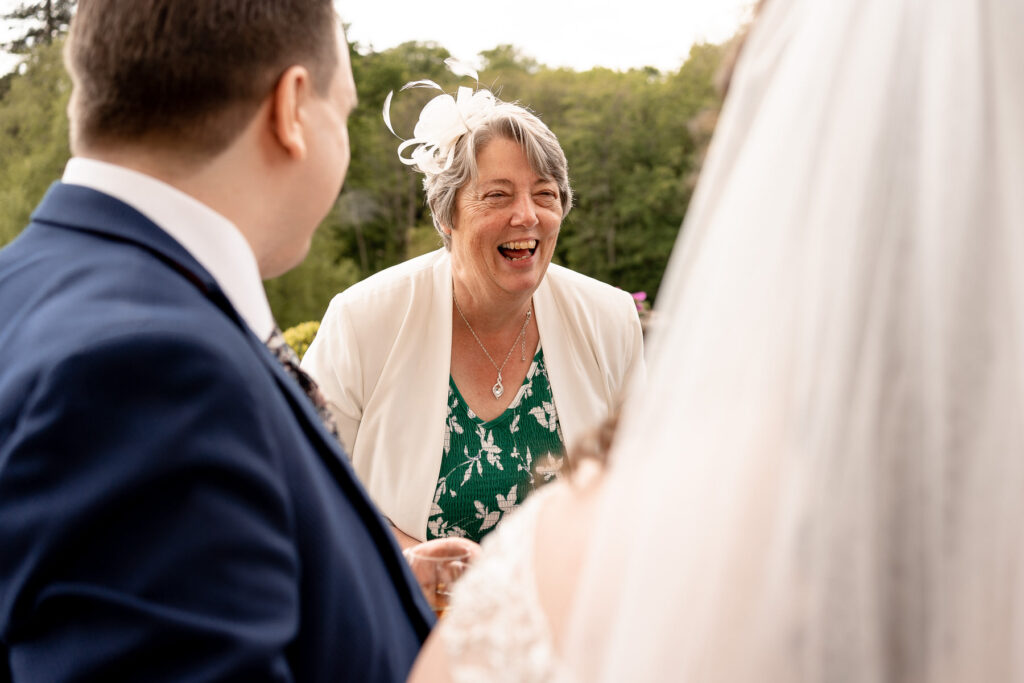 Bride and Groom during their Chewton Glen wedding by Chewton Glen wedding photographer Martin Bell Photography