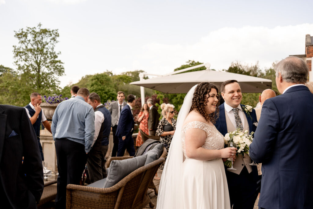 Bride and Groom during their Chewton Glen wedding by Chewton Glen wedding photographer Martin Bell Photography