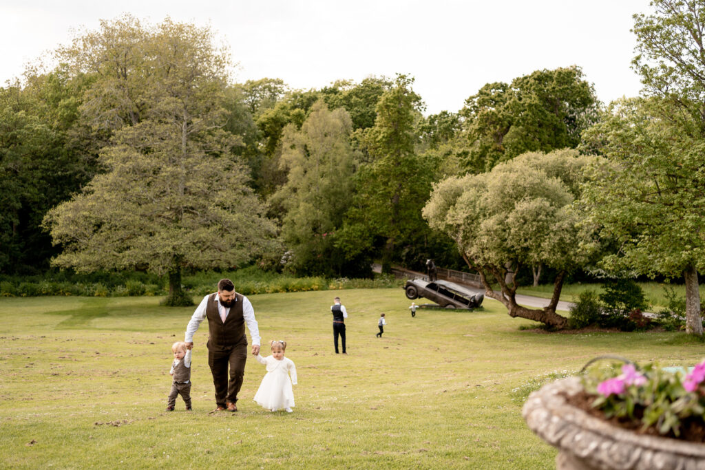 Bride and Groom during their Chewton Glen wedding by Chewton Glen wedding photographer Martin Bell Photography