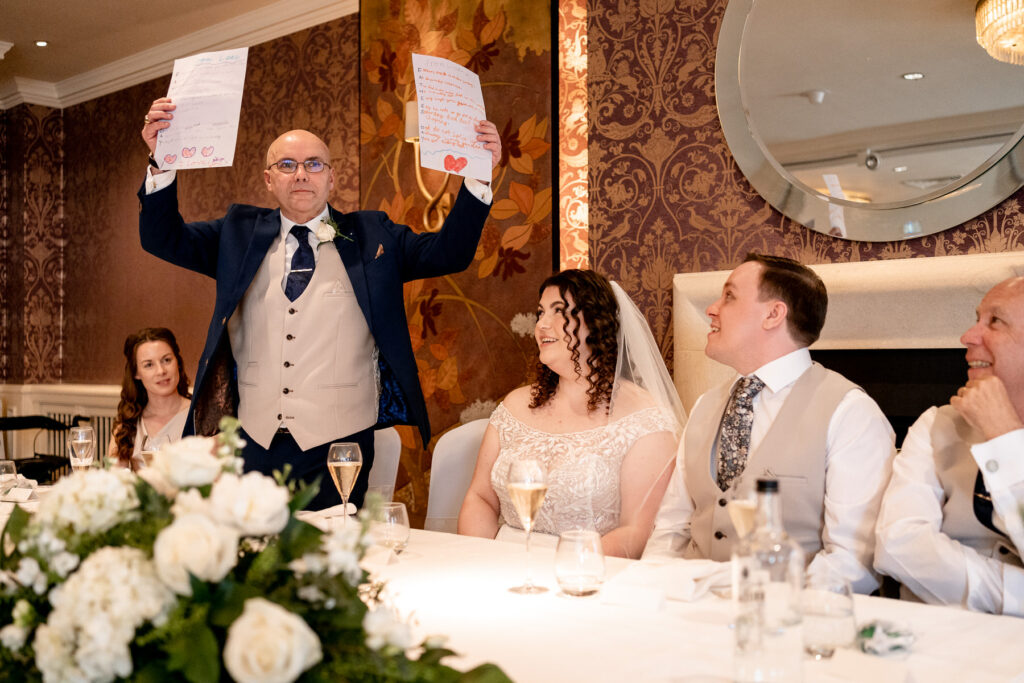 Bride and Groom during their Chewton Glen wedding by Chewton Glen wedding photographer Martin Bell Photography